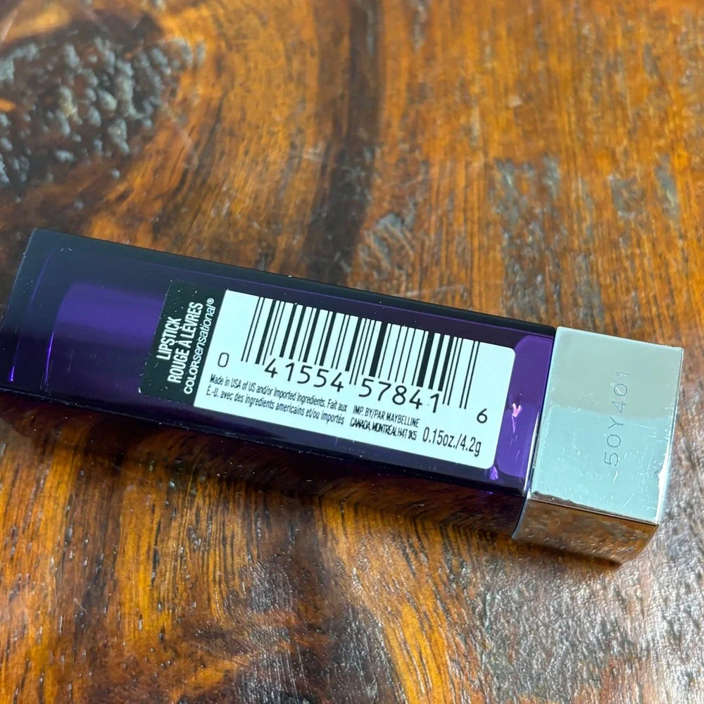 Maybelline Color Sensational Cream Lipstick‎ 411 Plum Rule 0.15oz New